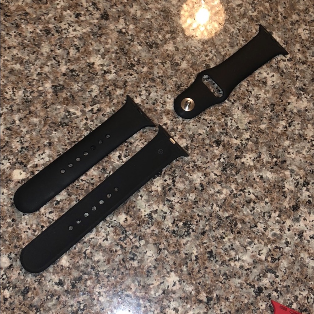 Original Black Apple band stainless pin 38/40mm